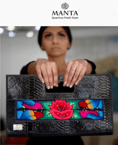 Bolso de Manta Europe con telares andinos